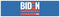Biden 2020 11" x 3" Bumper Sticker